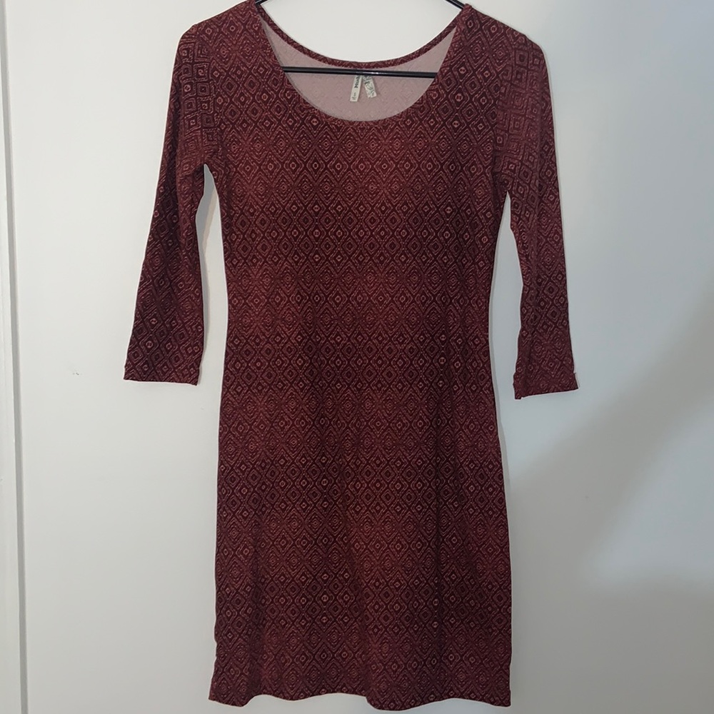 Tribal print bodycon dress